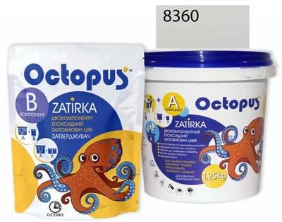Затирка для плитки Octopus Zatirka 8360 епоксидна 1,25 кг