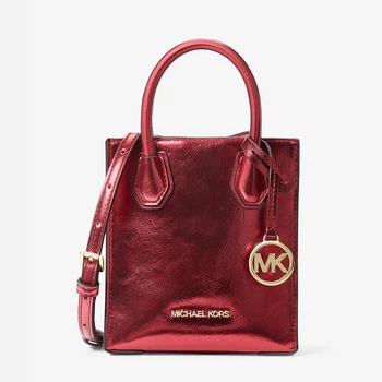 Сумка кросс-боди через плечо женская из искусственной кожи маленькая Michael Kors 391130381 Красная (1159807944)