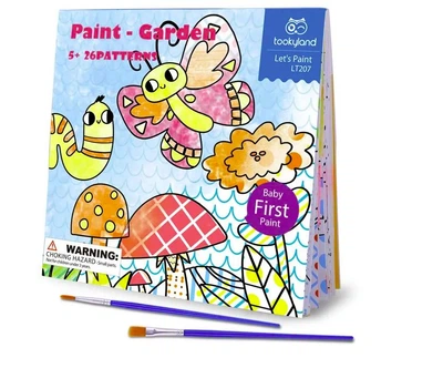 Раскраски водные акварельные Tookyland Сад