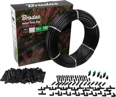 Набір для крапельного поливу Bradas 16 мм 100 м 182 шт (DSWWF100-SET4)