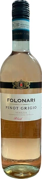 Вино Folonari Pinot Grigio Provincia di Pavia IGT рожеве сухе 0.75 л (8000160632181)