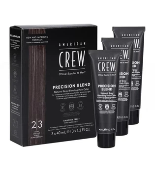 Система маскування сивини American Crew рівень 2-3 Precision Blend Dark 3 x 40 мл