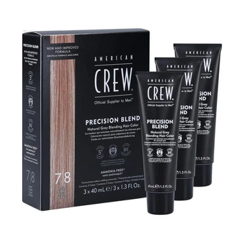 Система маскування сивини American Crew рівень 7-8 American Crew Precision Blend Light 3 x 40 мл