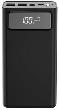 УМБ XO Power Bank PR123 30000 mAh Black (XO-PR123-BK)