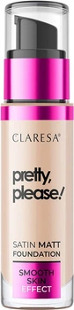 Тональний крем для обличчя Claresa з матово-сатиновим фінішем Pretty, Please! 05 Deep-Medium 33 г (5903819812688)