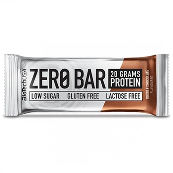 Протеїновий батончик BiotechUSA ZERO Bar, 50 г., Подвійний шоколад