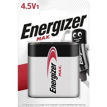 Батарейка щелочная Energizer MAX 4.5V1 (3LR12/"Планета"), 4.5V, блистер 1шт