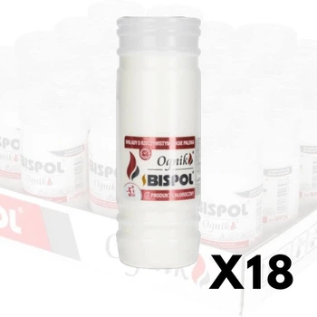 Свечи запаска парафиновые Bispol WP5N (5 дня) 120 часов (18 шт в уп)