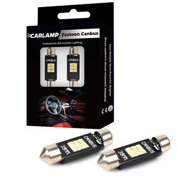 Світлодіодні автолампи C5W Led cофітка Carlamp+canbus Т11x39 мм (SJ-K6-39мм)