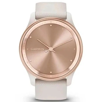 Смарт-годинник Garmin vivomove Trend, WW, White Cream, Silicone, GPS (010-02665-01)