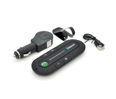 Bluetooth гарнітура для автомобіля LV-B08 Bluetooth 4.1, АЗУ, кабель micro-USB, утримувач, Box