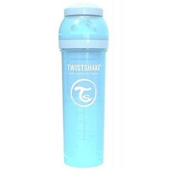 Пляшечка для годування Twistshake антиколікова 330 мл, світло-блакитна (69871)