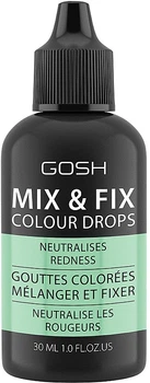 Корректор для лица GOSH Mix & Fix Colour Drops 002 - Green (30ml) (894991-1032754-2)