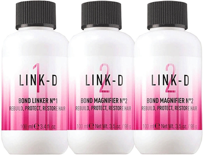 Набір для захисту та відновлення волосся - Elgon Link-D Salon Trial Kit (cond/100ml + cond/2*100ml) Набір для захисту та відновлення волосся