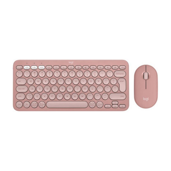 Комплект (клавиатура, мышь) Logitech Pebble 2 Combo Rose (920-012241)