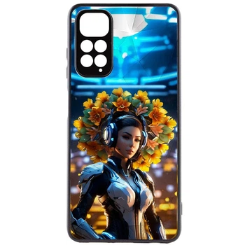 Противоударный TPU+PC Чехол Prisma Ladies для Xiaomi Redmi Note 11 (Global) / Note 11S Cyberpunk