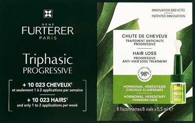Трифазний засіб проти випадання волосся - Ren? Furterer Triphasic Progressive 8 Flasks 8x5.5ml (1110305-191792)