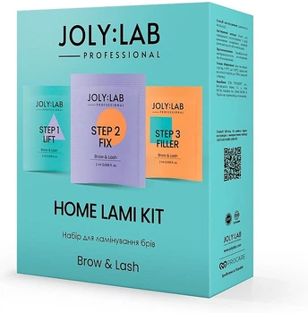 Набор для ламинирования бровей - Joly:Lab Home Lami Kit (1329517-7328629)