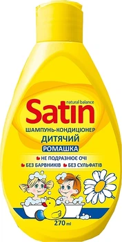 Шампунь-кондиционер для детей с экстрактом ромашки - Satin Natural Balance 270ml (1287213-196484)