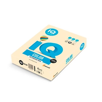 Бумага цветная IQ Color A4 160 г/м2 250 листов Кремовая (CR20/A4/160/IQ)
