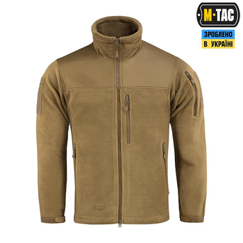 Тактична армійська куртка M-Tac Alpha Microfleece Gen.II Coyote Brown койот M