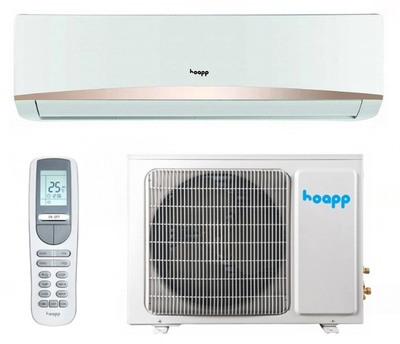 Кондиціонер Hoapp LUNA INVERTER HSK-LA55VAW/HMK-LA55VA WI-FI, Білий