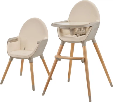 Стульчик для кормления 2 в 1 Kinderkraft Fini 2 Beige (KHFINI02BEG0000) (5902533924493)