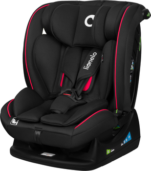 Автокресло Lionelo Aart Black Carbon Red (LO-AART I-Size BLACK CARBON RED)