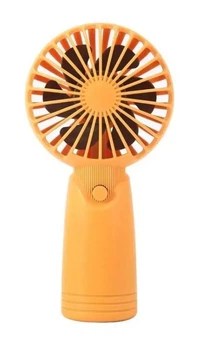 Портативний акумуляторний міні вентилятор ручний Mini Fan AP 223 Помаранчевий