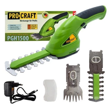 Кущоріз акумуляторний (підрізувач трави) Procraft PGH1500
