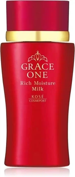 Антивозрастная эмульсия Kose Cosmeport Grace One Rich Moisture Milk с астаксантином для зрелой кожи, 130 мл