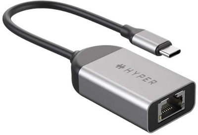 Адаптер Hyper HyperDrive USB-C to 2.5G Ethernet Silver (6941921146191)