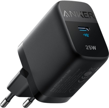 Мережевий зарядний пристрій Anker PowerPort 312 - 25W USB-C Black (A2642G11)