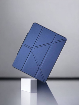 Чохол CaseFashion Y-type з тримачем для стилуса для iPad Pro 11” M4 (2024) Dark Blue