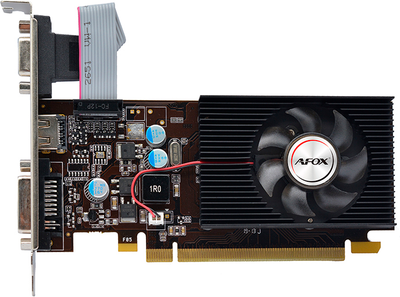 Видеокарта AFOX PCI-Ex GeForce G210 512MB GDDR3 (64bit) (550/1600) (DVI-D, VGA, HDMI) (AF210-512D3L3-V2)