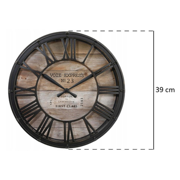 Zegar ścienny Atmosphera Vintage 39 cm (3560239439172)