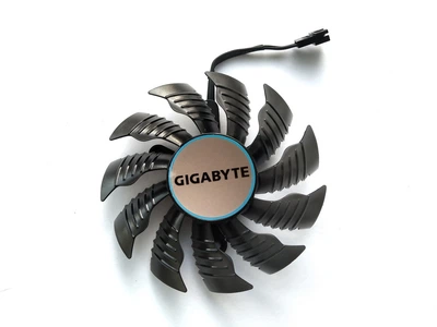 Вентилятор кулер для видеокарты Gigabyte RTX 3070 Ti 3080 Ti 3090 GAMING EAGLE (orgnl) Everflow 83 мм T128015SU (T129215SU GA92S2U PLA09215S12H) (№415.93)