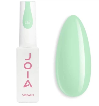 Гель-лак JOIA vegan 147, 6 мл, нежно-мятный