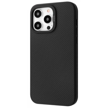 Чохол карбоновий Proove Carbon Kevlar Force Armor Case with MagSafe Magnetic Ring для Apple iPhone 12/12 Pro Black