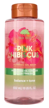 Гель для душа Tree Hut Pink Hibiscus Foaming Gel Wash с ароматом розового гибискуса, 532 мл