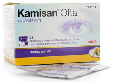 Офтальмологические салфетки Meda Pharma Kamisan Ofta Sterile 28 шт (8470001603074)