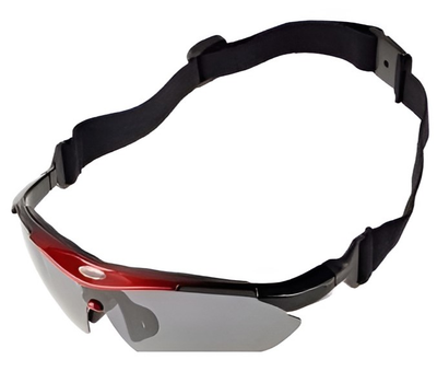 Okulary rowerowe Rockbros 10141 Black-Red (7016802868901)