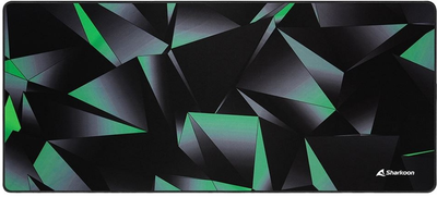 Игровая поверхность Sharkoon SKILLER SGP30 Stealth XXL Black/Light Green (4044951032228)