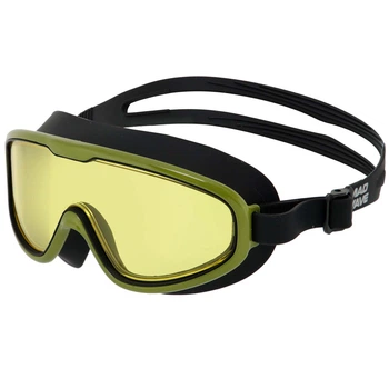 Окуляри маска для плавання дзеркальна Mad Swim Target Rainbow 046901 Black-Olive