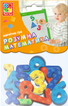 Магнитная игра Vladi Toys Цифры и геометрические фигуры (VT5900-01)