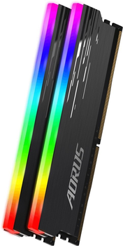 Оперативна пам'ять Gigabyte DDR4-3333 16384MB PC4-26664 (Kit of 2x8192) AORUS RGB Black (GP-ARS16G33)