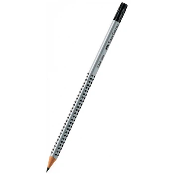 Карандаш чернографитный треугольный Faber Castell Grip HB с ластиком (117200)