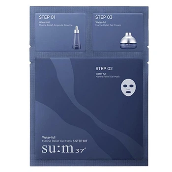 Трехэтапная увлажняющая маска Sum37 Water-full Marine Relief Gel Mask