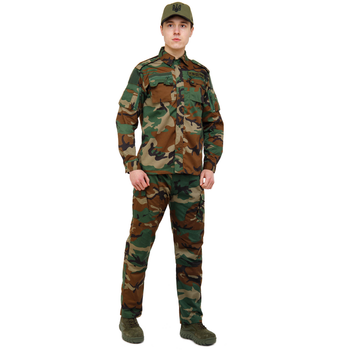 Костюм тактичний (сорочка та штани) Military Rangers Pro (поліестер, бавовна, р-р L, Камуфляж Woodland) (ZK-SU1128_Камуфляж Woodland_L)