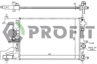 Радиатор охлаждения Profit (PR5056A1)